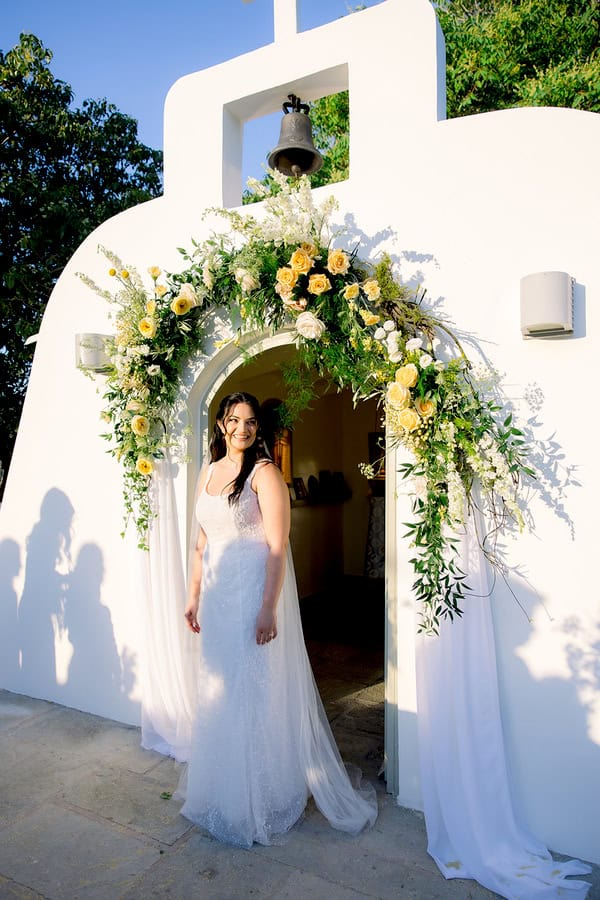 Romantic Summer Wedding Athens Vibrant Yellow Details