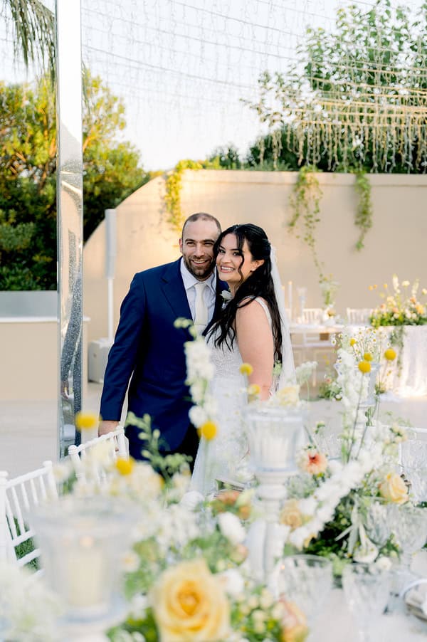 Romantic Summer Wedding Athens Vibrant Yellow Details