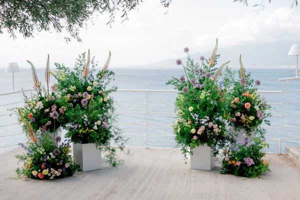 Romantic Summer Wedding Kalamata Orange Details