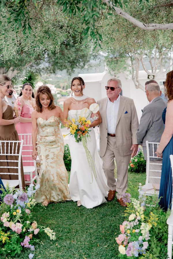 Romantic Summer Wedding Kalamata Orange Details
