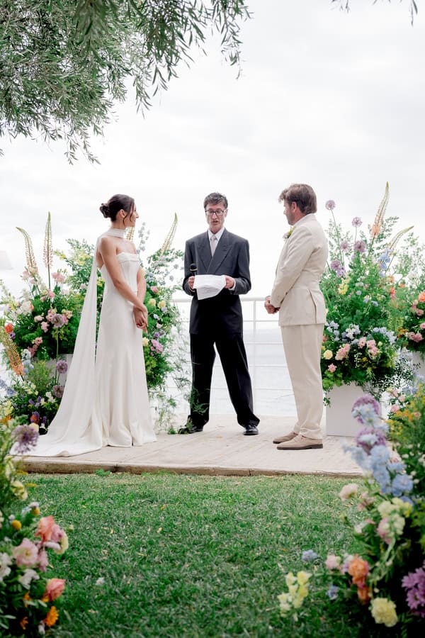 Romantic Summer Wedding Kalamata Orange Details