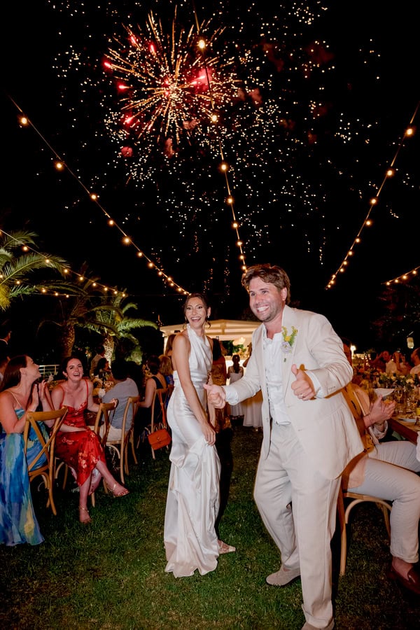 Romantic Summer Wedding Kalamata Orange Details