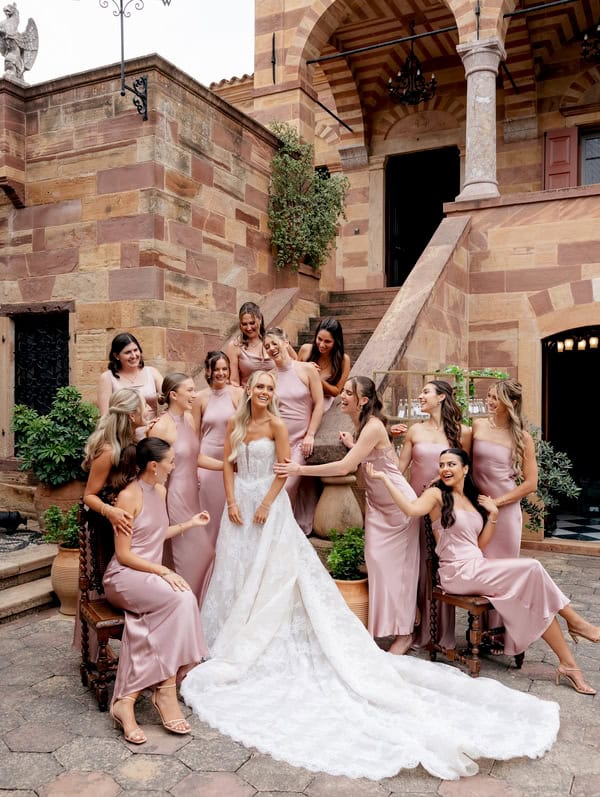 Romantic Wedding Chios Pastel Flowers Antique Gold Details