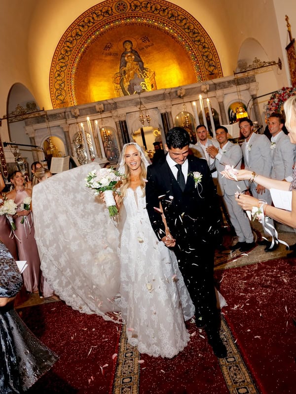 Romantic Wedding Chios Pastel Flowers Antique Gold Details