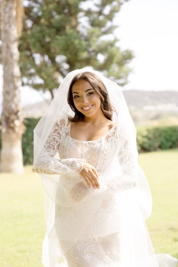 Timeless Destination Wedding Athens White Florals