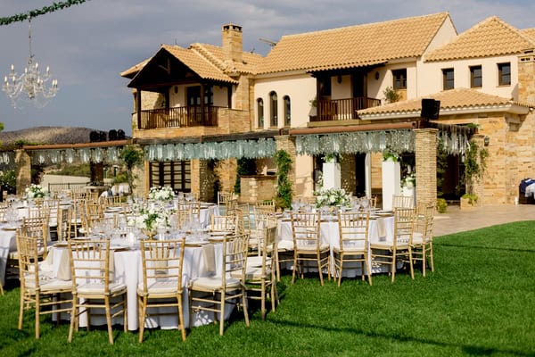 Timeless Destination Wedding Athens White Florals