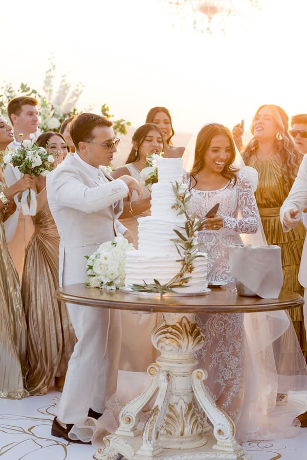 Timeless Destination Wedding Athens White Florals